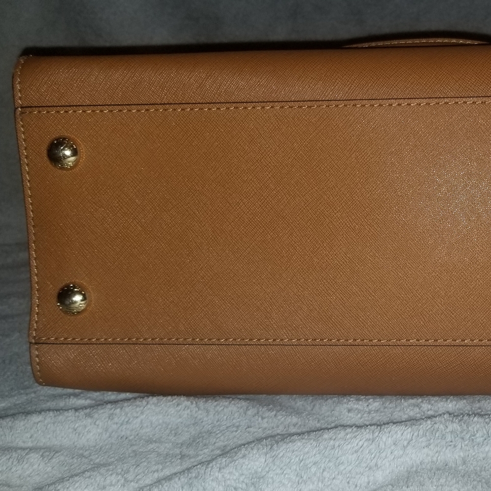 Michael Kors Hamilton Saffiano Leather Satchel - Picture 3 of 12